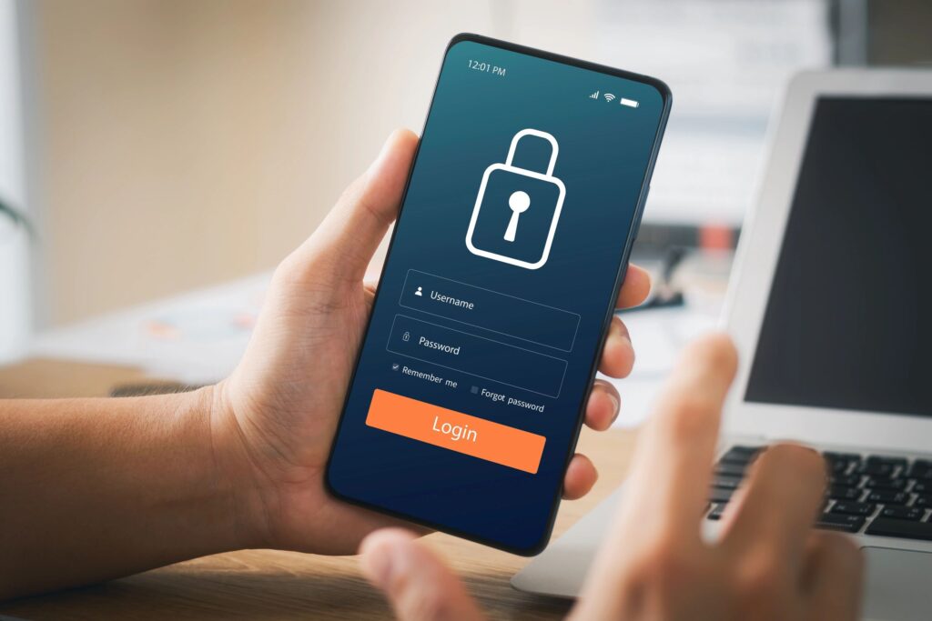 secure login technology travel app